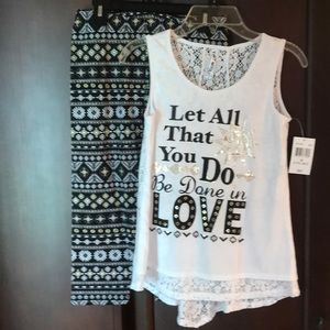 NEW girls two piece outfit